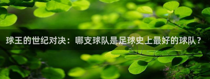 球王的世纪对决：哪支球队是足球史上最好的球队？