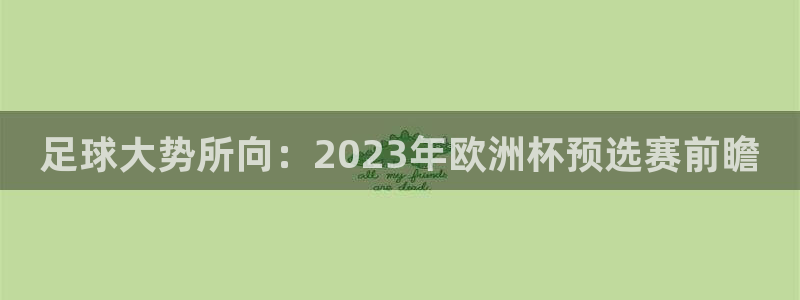 风速体育直播篮球：足球大势所向：2023年欧洲杯预选赛前瞻
